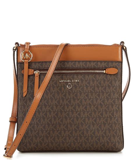 michael michael kors jet set small genuine shearling crossbody|More.